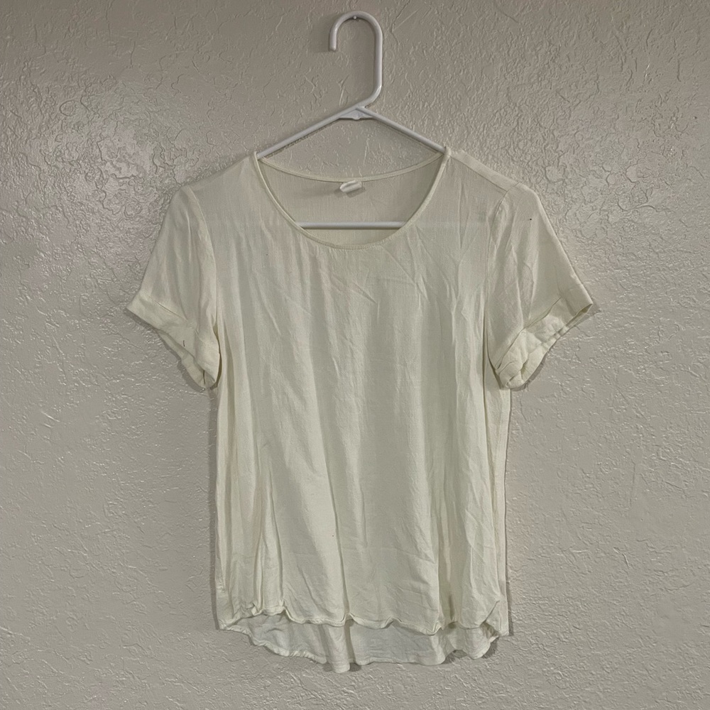 White lightweight blouse